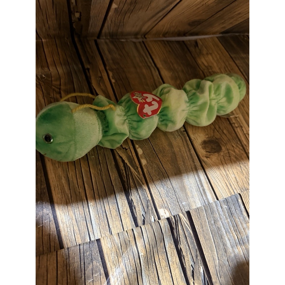 TY 2000 SQUIRMY the WORM BEANIE BABY - MINT with MINT TAGS - Picture 4 of 9